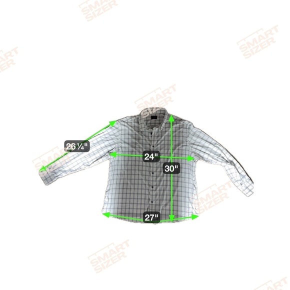 UNTUCKit Blue and White Longsleeve Casual Button Down Shirt Size XXL - Picture 5 of 10